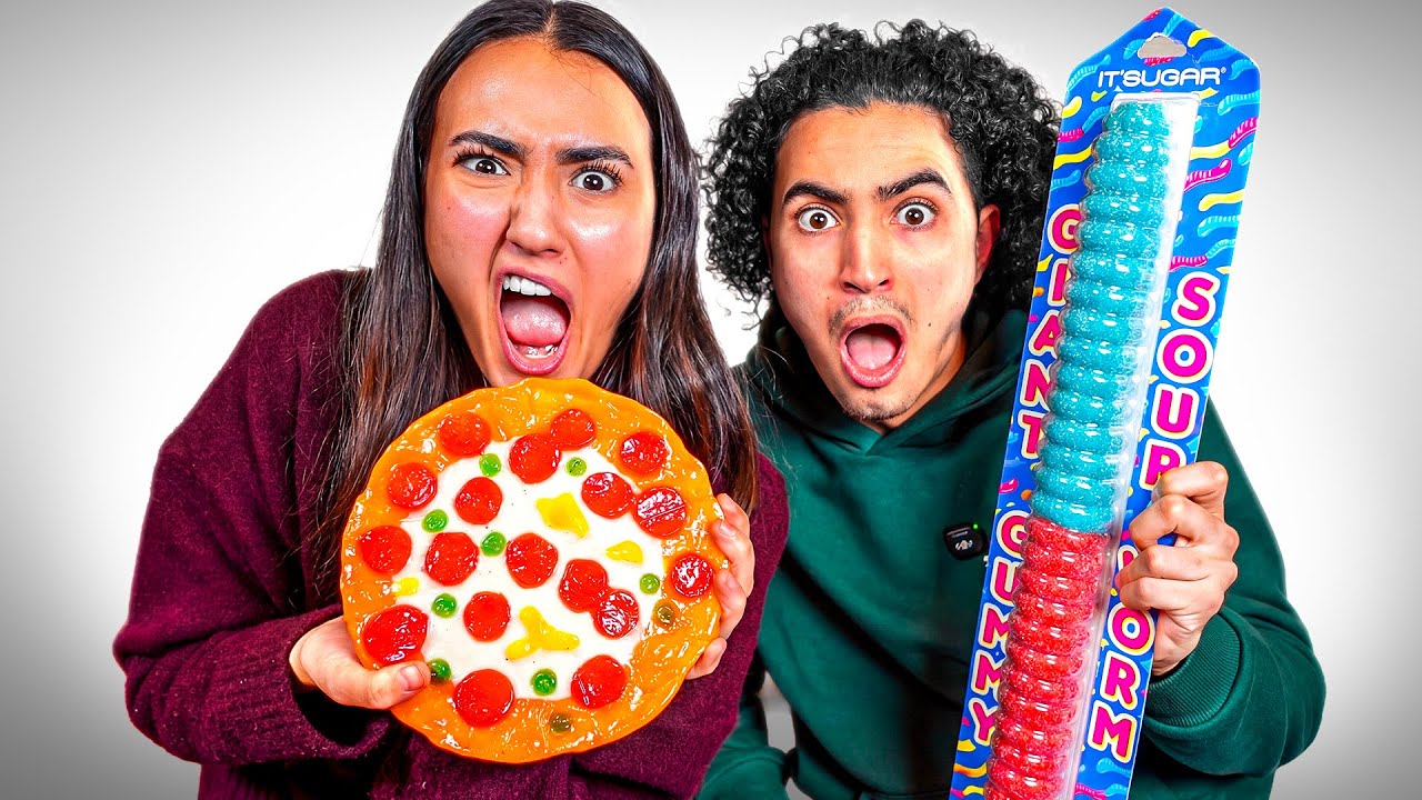 JE TESTE DES BONBONS AMÉRICAINS AVEC MA SOEUR