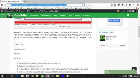 HOW TO UNBRICK, FIX ERROR 4032 SP FLASH TOOLS GIONEE P2S