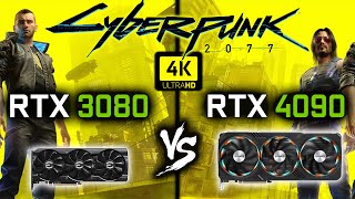 RTX 3080 vs RTX 4090 in Cyberpunk 2077 | CP 2077 | 4K Benchmark