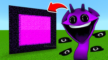 How To Make A Portal To The SPRUNKI PURPLE Phase 3 Dimension in Minecraft PE