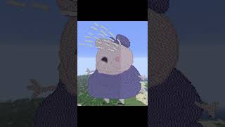 Fat Peppa Pig Family Crying (in Minecraft)