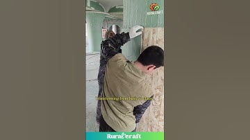 From Basic to Classy: Column Makeover with Panels #construction #homerenovation #diy