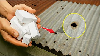 7 Ways to Fix a Leaky Roof Quickly! Cement and Styrofoam Secrets You Won't Believe!