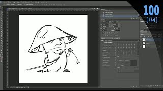 DESSIN DU JOUR : #100 | L'outil plume sur photoshop [TUTO 1/4] screenshot 2