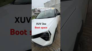 Mahindra XUV 3XO boot space 🤩🤩 #mahindraxuv3x0 #bootspace #compactsuvindia #mahindrascorpio #suv