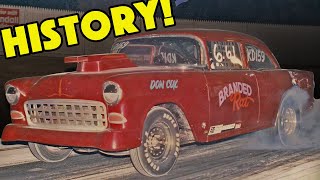 40+ YEARS of Drag Racing History! The 'BRANDED RAT' 55 Chevy