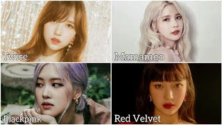Red Velvet vs Twice vs Blackpink vs Mamamoo | My Opinion