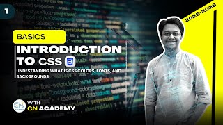 CSS Tutorial for Beginners 2025 | Class 1: Introduction to CSS & Basic Syntax Explained in Bangla