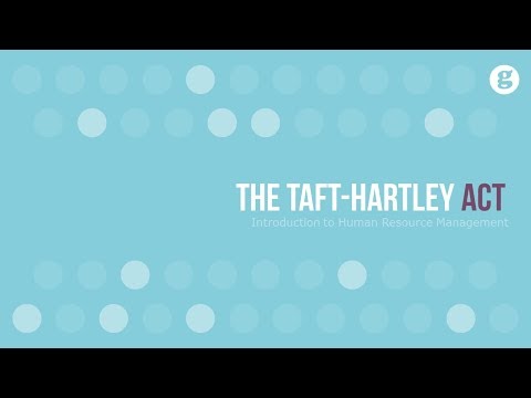 The Taft-Hartley Act