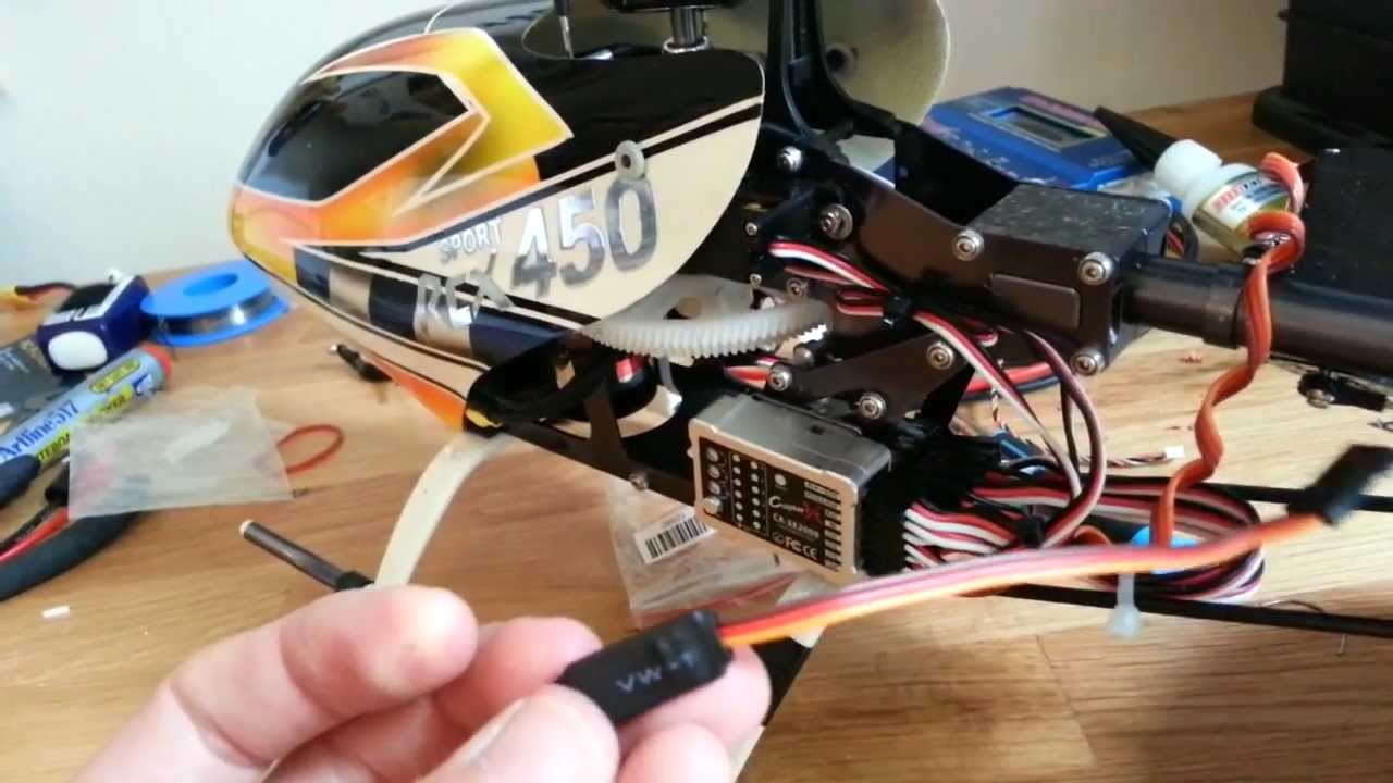 Failed test of the CopterX CX-SAT-SP Spektrum satellite for 3x2000 gyro ...