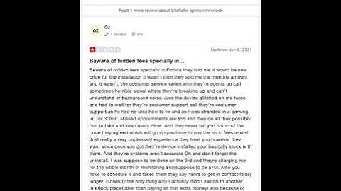 LifeSafer interlock device complaints, rip-off reports. Beware! 2021