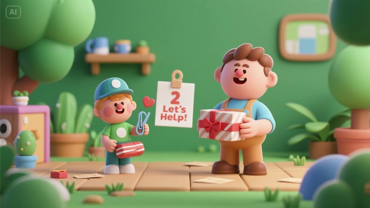 Count, Clip, Wrap – Let’s Help! 🎁✂️🔢 | Teamwork & Counting Song | Nursery Rhymes & Kids Songs