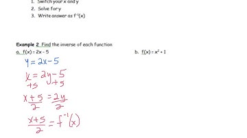 A 6 2 Inverse Functions and Relations