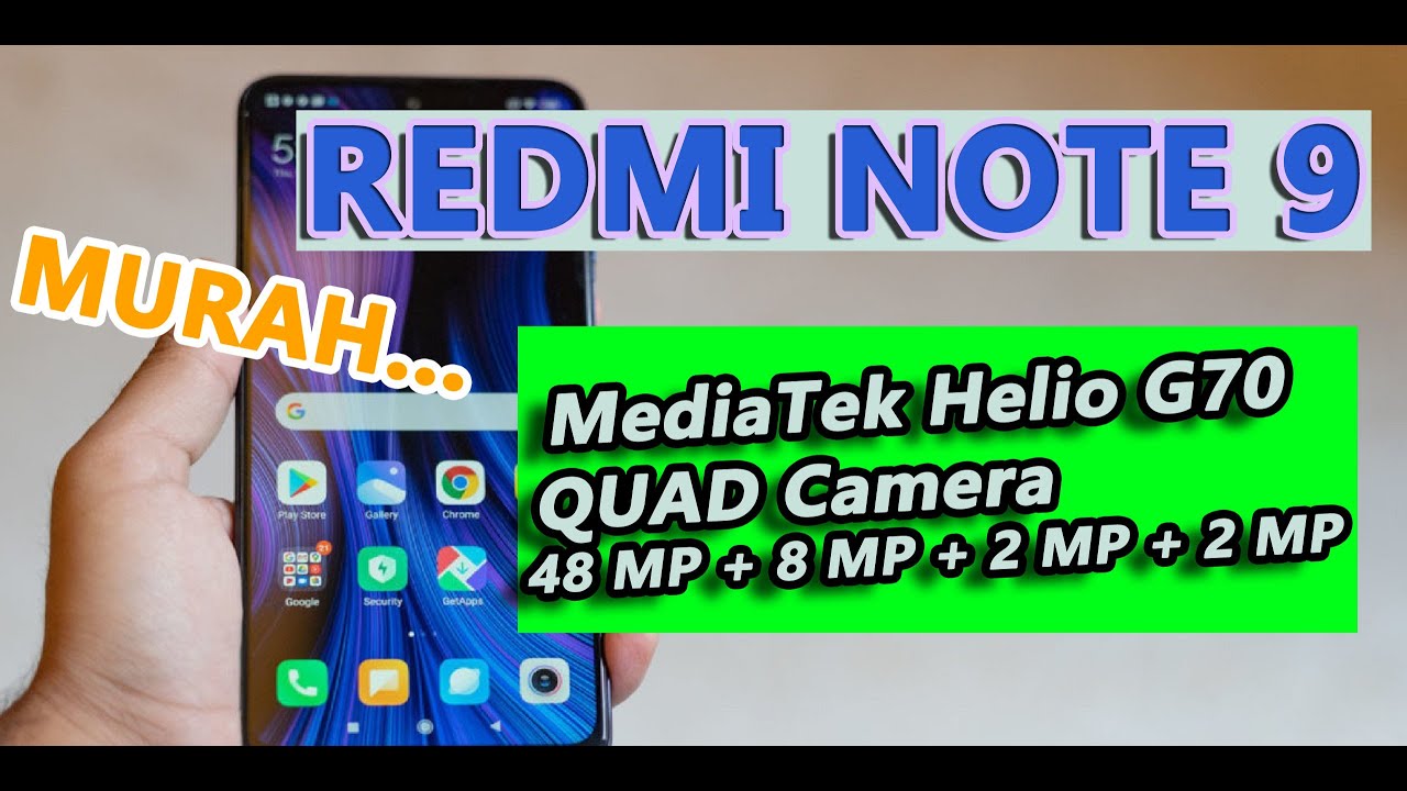 XIAOMI REDMI NOTE 9 WORTHY MID RANGE DEVICE THIS YEAR