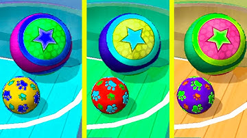 Goal Ball Reverse in Going Balls - Colors Reaction 3x Ball Run Gameplay Android iOS (Part 5)