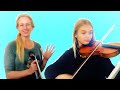 Caroline Campbell - Violin duet with my daughter - Minuet 1