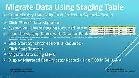 2) How to use staging Tables in LTMC? |  #sap  #s4hana #sapaba #ltmc #abap #datamigration