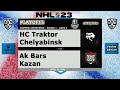 KHL - Traktor Chelyabinsk vs Ak Bars Kazan - Gagarin Cup - Season 2022/23 - NHL 23