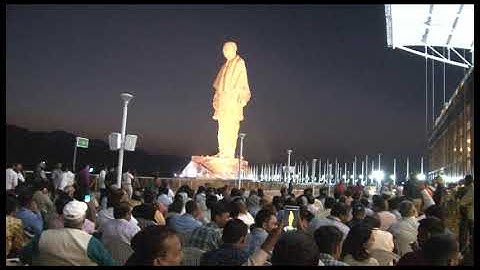 Glimpses of Statue of Unity Laser Show