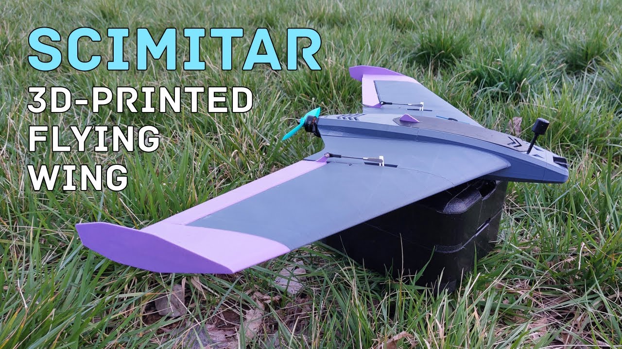 : 3D-printed flying wing - YouTube