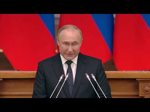 Discorso del presidente della Federazione Russa, Vladimir Putin, al Parlamento di San Pietroburgo