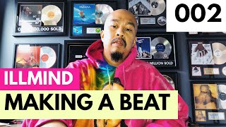 Illmind making a beat LIVE (drums, loops, etc) in PROTOOLS
