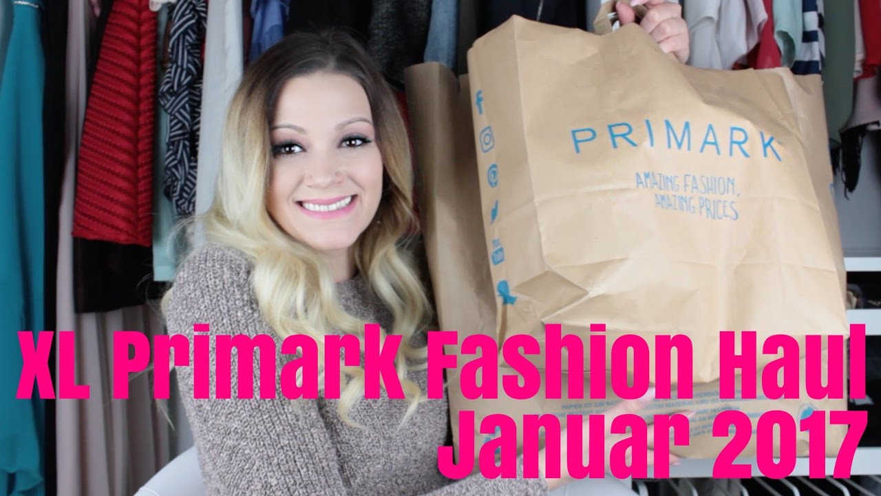 XL Primark Fashion Haul + TRY ON / Januar 2017 / LindasBeautyVLog YouTube