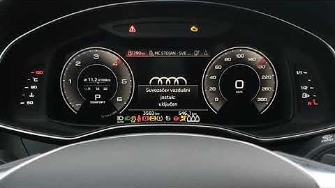 Audi A6 4K - Needle Sweep, Lap Timer, Video in motion