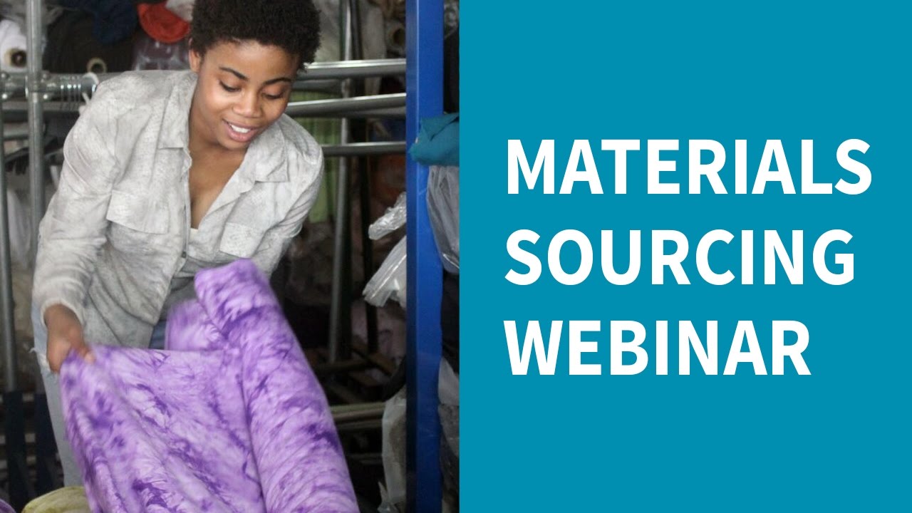 Material Sourcing inar YouTube