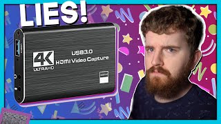 The cheapest capture cards money can buy... are FAKE! $50 'USB 3.0' 4K Capture Card works on Linux