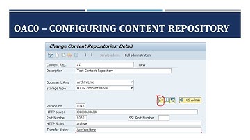 SAP DATA ARCHIVING  - PART 5 - ARCHIVING OBJECT CUSTOMIZING SETTINGS - OAC0 T-CODE