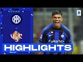 Inter Cremonese 3 1  Barella Scores Stunning Volley Goals  Highlights  Serie A 202223