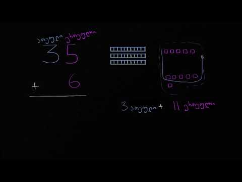 დაჯგუფება, ერთნიშნა რიცხვის მიმატებისთვის