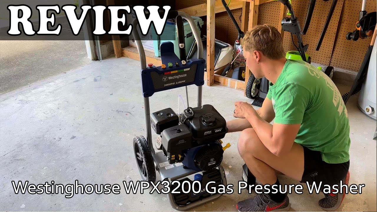 Westinghouse WPX3200 Gas Pressure Washer - Testing & Review - YouTube