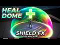 Heal Dome Shield FX in Unreal Engine 5 Niagara