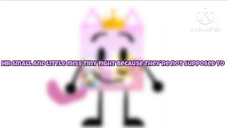Mr Small And Little Miss Tiny Fight Because Theyre Not Supposed To