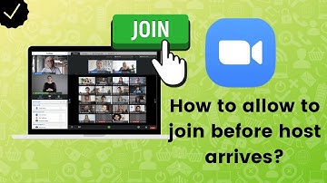 How to allow participants to join before host arrives on Zoom?
