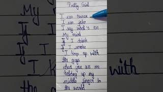 Pretty girl ~English song with lyrics #youtubeshorts #shortvideo #englishsong #written #shorts .