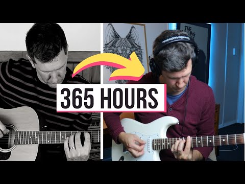 Adult 1 Year Beginner Guitar Progress (Through Online Lessons)