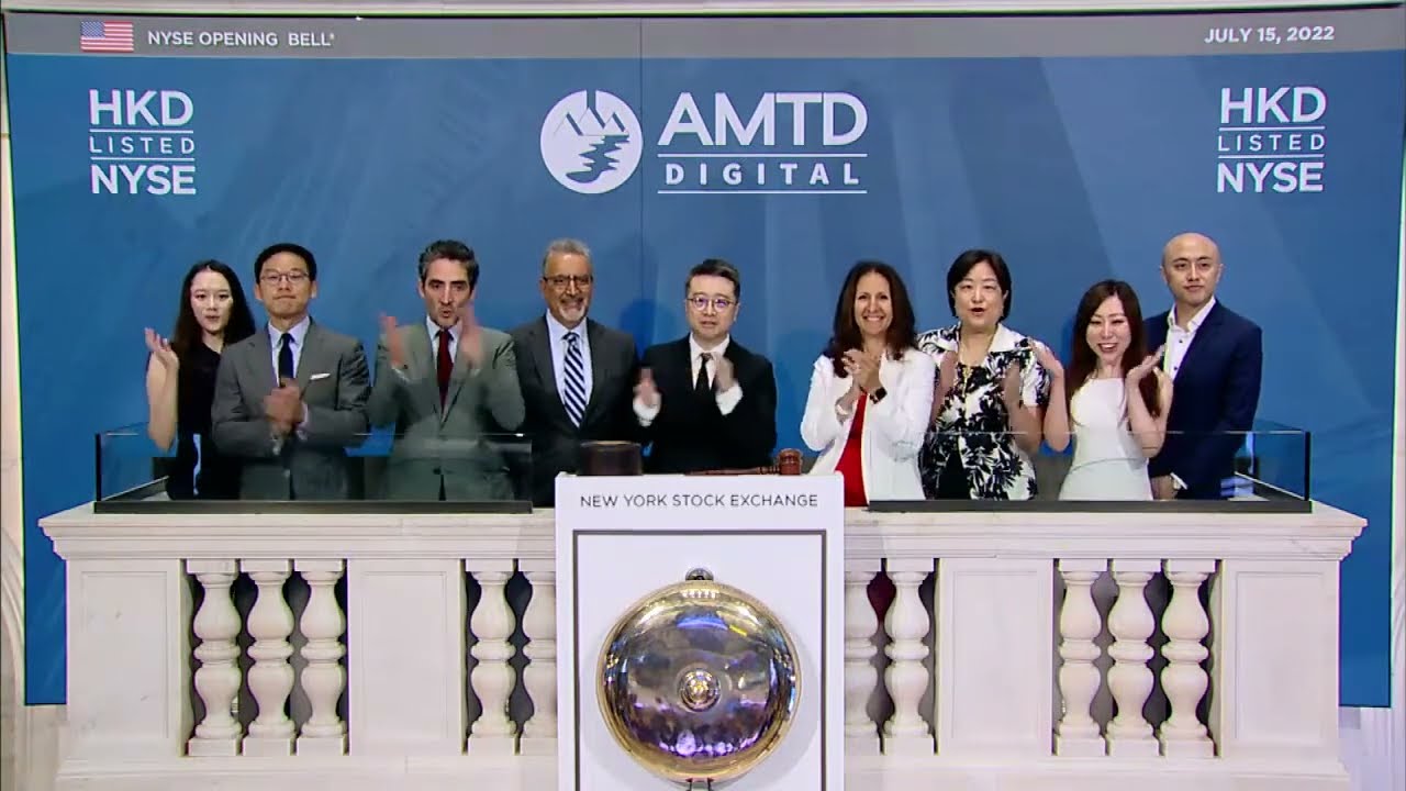AMTD Digital Inc. (NYSE: HKD) Rings The Opening Bell®