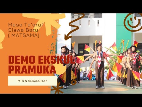 Demo Ekskul PRAMUKA MTs N Surakarta 1