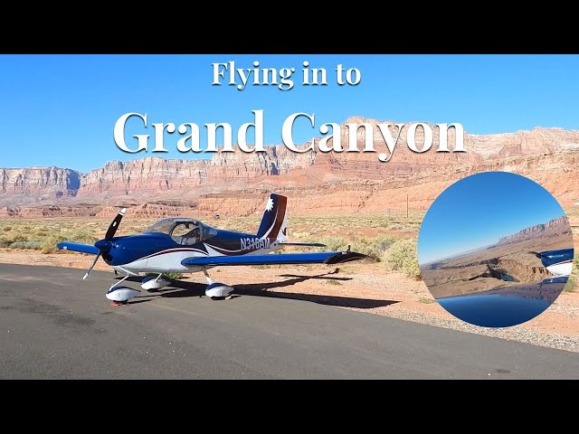 Flying to Grand Canyon, Landing at Marble Canyon Airstrip.
