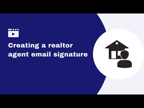 How to create a professional email signature for a realtor