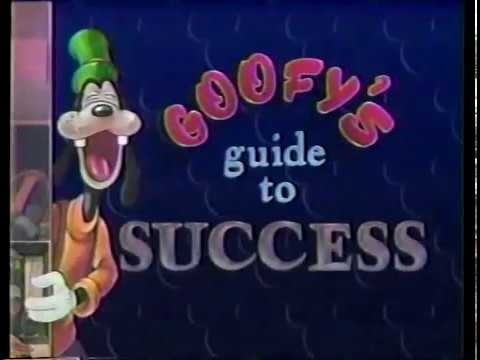 Disney Channel Goofy's Guide To Success Promo (1990)