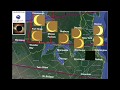 2021 north america annular solar eclipse animation