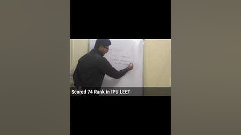 ****74 rank*** How to crack leet exam of IPUniversity lateral entery for diploma base,74 rank in IPU