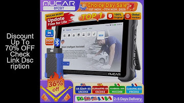 Lifetime Free Update MUCAR 892BT OBD2 Scanner CANFD&DOIP Bi-directional Diagnostic Tool Full System