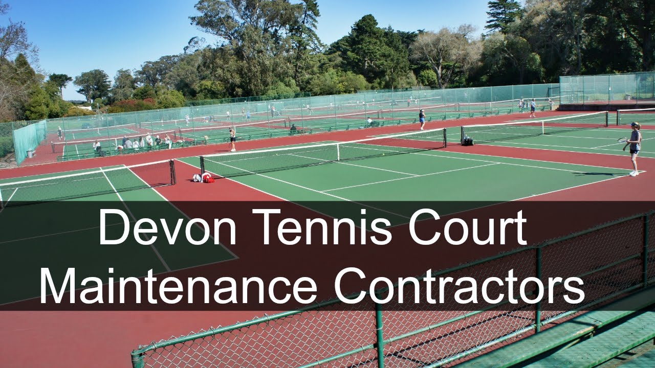Devon Tennis Court Maintenance Contractors YouTube