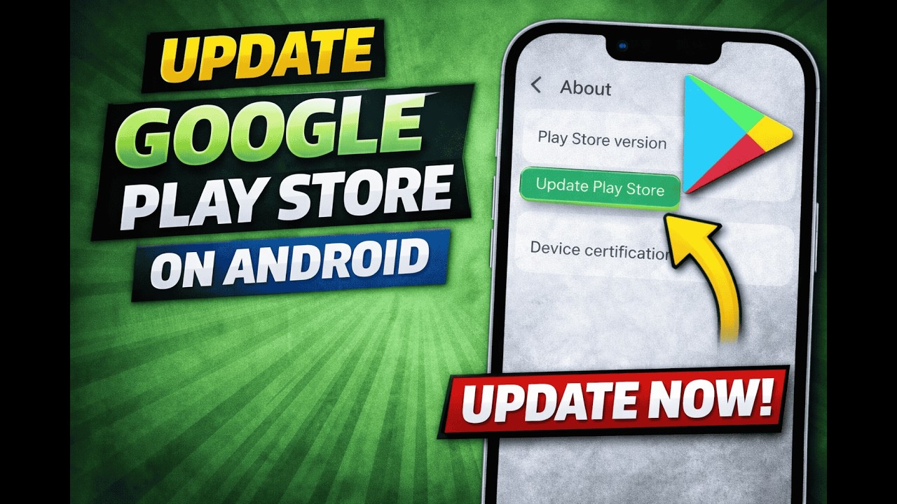 How To Update Google Play Store On Android (2026) super easy method ...