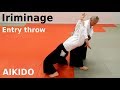 Aikido technique IRIMINAGE against grip and strike attacks, by Stefan Stenudd, 7 dan Aikikai shihan